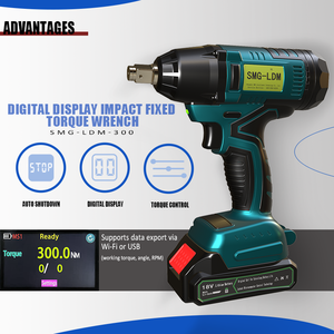 Clé dynamométrique numérique à impact (standard) avec affichage numérique intelligent 100-350 Nm, conception à couple élevé pour le bricolage et l'assemblage industriel - Product Image 1