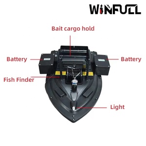 WINFULL <span class=keywords><strong>Bateau</strong></span> à appâts télécommandé sans fil avec vidéo, sondeur <span class=keywords><strong>de</strong></span> poissons, GPS et fonction <span class=keywords><strong>de</strong></span> navigation RC - Product Image 6
