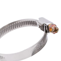Colliers de serrage pour tuyaux en acier inoxydable, pinces à collier de serrage, vis de serrage pour collier de serrage de moto