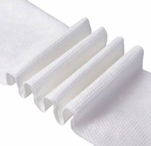 Tissu non tissé en spunlace gaufré doux pour la peau, 80 % polyester, 20 % viscose, pour le nettoyage des surfaces sèches, lingettes jetables pour le visage - Product Image 2
