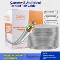Cable de Internet LAN Cat5 de Alta Velocidad de Alta Calidad, Personalizable, Fácil Instalación en Interiores, Cable de Red Cat5