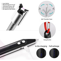 Nouveau briquet à impulsion d'arc électrique Rechargeable par USB briquet à Plasma sans flamme