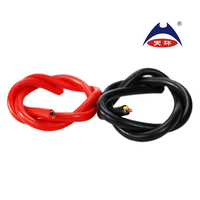Kabel Karet Silikon Terlilit Tahan Suhu Tinggi 0.1/6KV Kabel Daya Tahan Api Isolasi Kabel Listrik