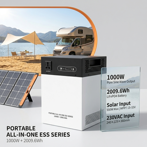 ระบบจัดเก็บพลังงานแบบพกพา1000Wh 500วัตต์พร้อมอินเวอร์เตอร์และคลื่นไซน์บริสุทธิ์แบบ BMS 230Vac MPPT 10V ถึง55V - Product Image 1