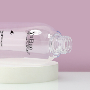 Botella de bomba de loción de plástico reciclable de 250ml/400ml con tapa superior de rosca para el cuidado de la piel Suero Tóner Champú de maquillaje cosmético - Product Image 6
