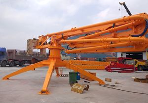 Camion à flèche de placement de béton hydraulique mobile de 21 m de la marque JIUHE, équipement de construction chinois - Product Image 6