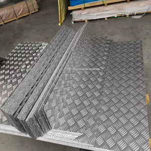 Hochwertige Großhandels-Kundenspezifische Riffelbleche aus Stahl und Aluminium, Gerippte Platten 1100 1050 1060 3003 Legierungsblech - Product Image 5