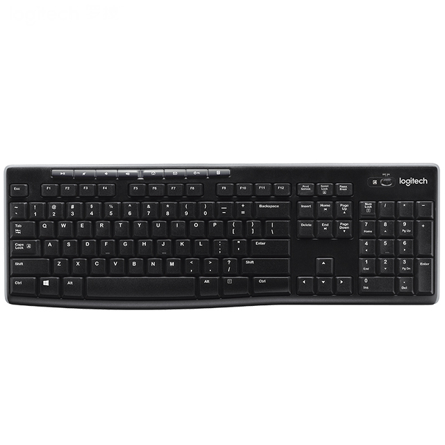 Original Logitech K270 Office Wireless Keyboard Full-size Wireless Keyboard with Unifying Receiver
