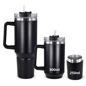 Vaso Térmico Personalizado 2 en 1 de 40 oz, de Acero Inoxidable, con Aislamiento al Vacío para Bebidas Frías y Calientes, con Asa - Product Image 5