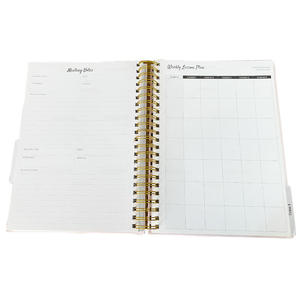 Agenda Personalizada A4, Diaria, Semanal y Mensual, Tapa Dura, Papel Reciclado, Encuadernación Wire-O, Impresión de Libros con Espiral - Product Image 4