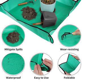 Tappetino Impermeabile in PE per Ripiantumazione Piante - Tappetino Pieghevole per Trapianto e Superficie di Lavoro per Giardinaggio, per Innesti e Cambi di Terreno Senza Disordine - Product Image 4