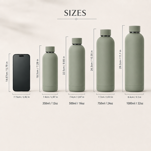 Botella de Agua Aislada al Vacío de Acero Inoxidable de Primera Calidad con Tacto Suave, con Logotipo Personalizado, Roja, Aislamiento Térmico de 12-24 Horas, Ecológica - Product Image 3