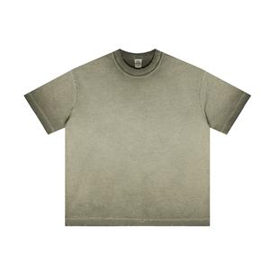 Camiseta de Hombre de Color Sólido, 100% Algodón, Tejido de Punto, Informal, Básica, de Manga Corta, Suave, Transpirable, Antiarrugas, Corte Regular, para Uso Diario en Verano - Product Image 3