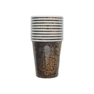 Gobelets en papier jetables écologiques personnalisés pour boissons chaudes et fêtes, imprimés avec logo - Product Image 3