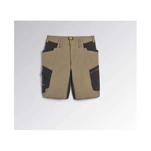 Diadora กางเกงขาสั้นอเนกประสงค์702.180795-75014/XL ยืดได้วัสดุผสมกางเกงผ้ายืดกางเกงทำงานสีเทา - Product Image 1