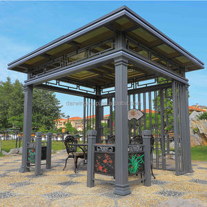 Pérgola de Metal de Tamaño Personalizado, Gazebo Moderno de Aluminio para Exteriores con Sistema Motorizado, para Uso en Piscinas y Jardines - Product Image 4