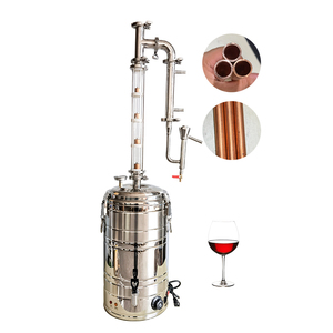 Plaque de cuivre personnalisée en acier inoxydable, tube de condensation en cuivre fixe, panier à <span class=keywords><strong>Gin</strong></span>, chaîne de brillance de lune, visionneuse de <span class=keywords><strong>degré</strong></span> de vin à la vapeur, 20l - Product Image 1