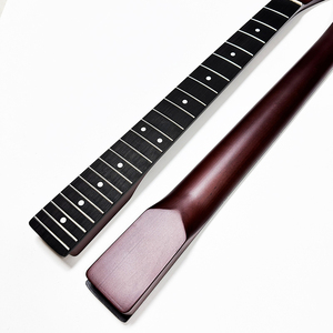 Manico per Chitarra Elettrica TL in Acero Tostato Scuro, Raggio 9,5 Pollici, Finitura Satinata, Scala 25,5 Pollici, 22 Tasti, con Tastiera in Palissandro - Product Image 1
