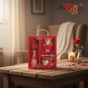 Set de Regalo de San Valentín, 24 Piezas, Taza de Cerámica con Florero y Oso para Alguien Especial - Product Image 5