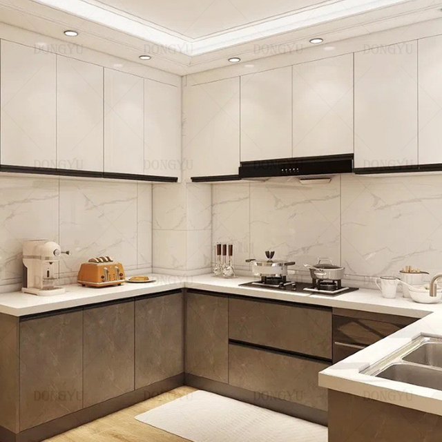 Wooden Kitchen Furniture Smart Luxury Kitchen Cabinet Joinery Modern Accessories for Villa
