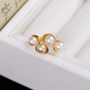 WENCHI 11654 Juego de Joyería de Plata DIY con Soporte Vacío, Anillo de Plata S925 y Accesorios de Perlas de 5-6mm, Perla China - Product Image 3