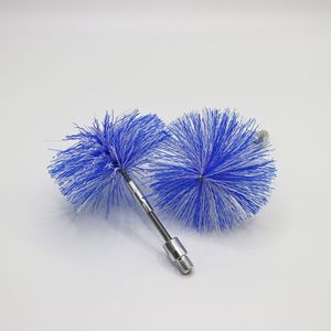 Circular Chimney Pipe Cleaning <b>Brush</b> Pp Fiber Rod 3M Plastic Handle <b>Dust</b> Removal Tool <b>Brush</b> Home Use - Product Image 3