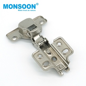 Bisagras Silenciosas de Acero Ocultas de 35 mm y 4 Orificios para Puertas de Armarios con Recubrimiento de Níquel para Uso en Hospitales y Oficinas en el Hogar - Product Image 3