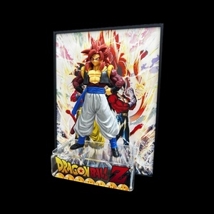 DRAGON BAII Super Saiyan 4 Gogeta Stereographic 3D <b>Picture</b> <b>Framed</b> Anime Figure Creative Paint Desktop Wall Ornament - Product Image 4