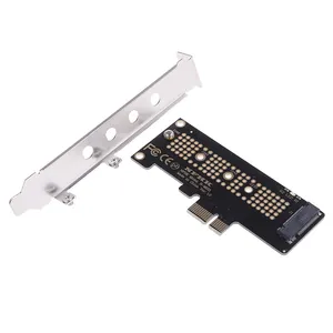 OEM pengiriman gratis pesanan campuran NVMe PCIe x4 M.2 NGFF SSD ke PCIe x1 konverter adaptor kartu PCIe x1 ke M.2 layanan Satu Atap mengirim FBA