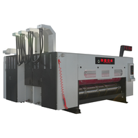 High Speed Automatic Corrugated Pizza Box Printer Corrugated Cardboard Carton Box Flexo Printing Die Cutting Making Machine