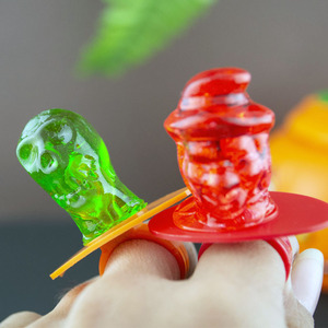 Proveedor Chino Vende al por Mayor Caramelos Duros en Forma de Calavera 3D y Calabaza, Envueltos Individualmente, para Dulces y Bocadillos de Halloween - Product Image 1