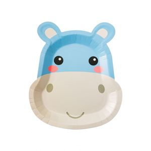 Platos de Papel con Diseño de Animales Personalizados JIALIN, Artículos Desechables para Fiestas, Decoración de Mesa - Product Image 4
