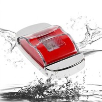 Feu de position latéral LED pour camion, remorque, camping-car, avec cadre papillon, blanc, vert, bleu, rouge, ambre, 12V 24V, étanche
