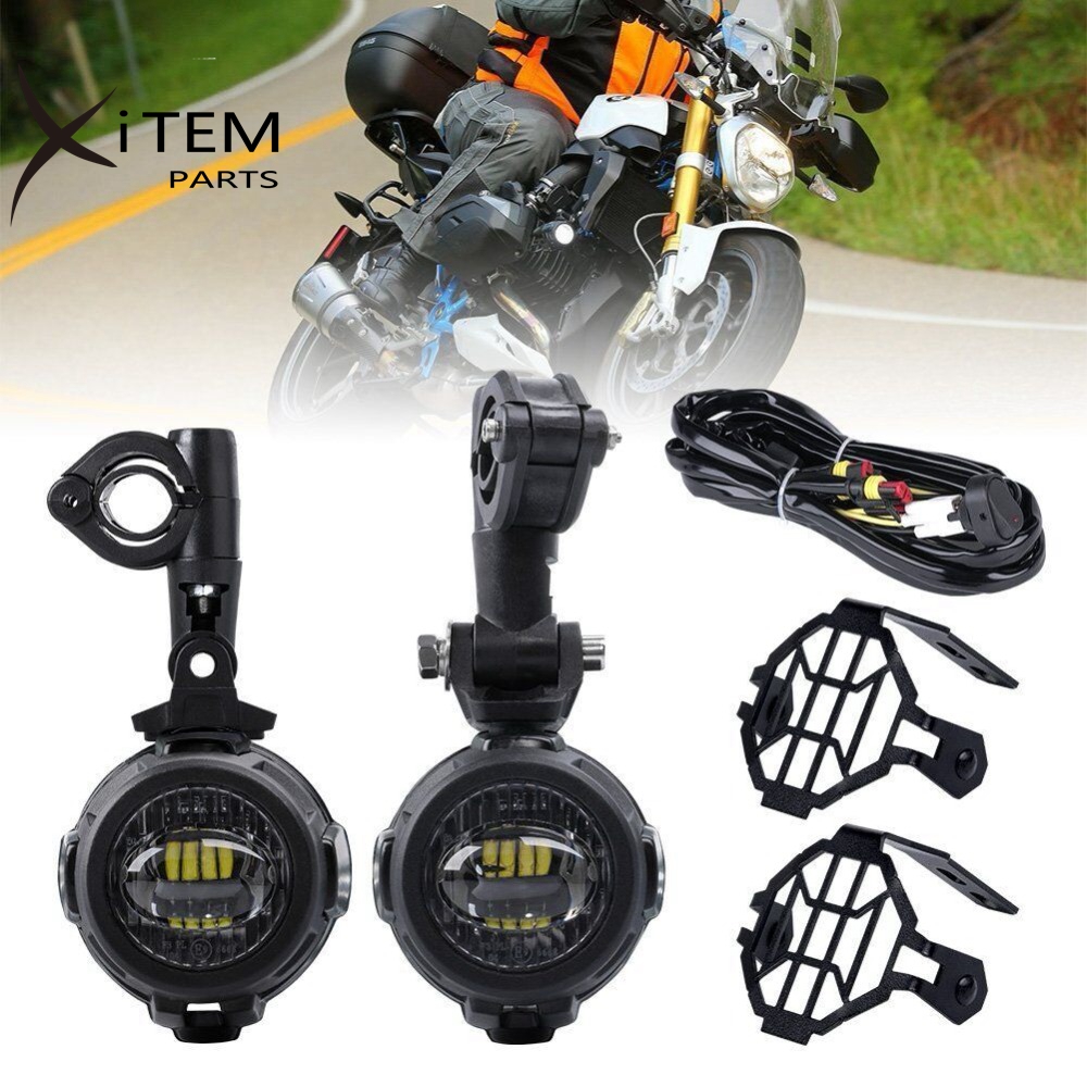 Светодиодный прожектор для BMW 40 Вт, противотуманные фары для Мотоцикла BMW, светодиодные фары для мотоцикла