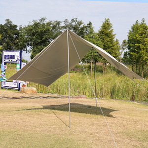 Old Accountant Multi Functional Hexagonal Sunshade Awning 3-4 Person Outdoor Camping <b>Waterproof</b> Oxford Cloth <b>Canopy</b> - Product Image 3
