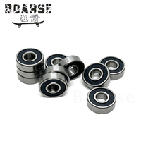 Roulement à billes à gorge profonde en acier chromé haute vitesse 608 609 avec cage en fer, précision P2/C0 2RS, pour roues de porte coulissante et de fenêtre