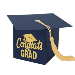 Boîte à bonbons en forme de toque de graduation DAMAI avec pompon, cadeaux et décorations pour fête de remise de diplôme, boîte à toque pour chocolats et biscuits - Product Image 3