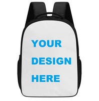 Sac à dos vierge personnalisable à faible MOQ, avec motif de dessin animé durable et peignable pour l'expression créative