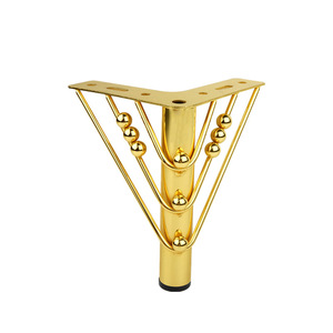 Furniture <b>Leg</b> Metal Heavy Duty <b>Sofa</b> <b>Legs</b> Electroplated Gold Contemporary Design - Product Image 2