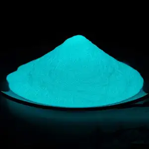 Productos químicos fotoluminiscentes, polvo de pigmento a granel fosforescente