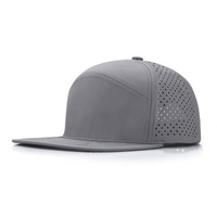 Topi Baseball 6 Panel Model Flat Brim Anti Air Bahan Nylon untuk Golf, Sepak Bola, dan Aktivitas Luar Ruangan Wanita, Cocok untuk Musim Semi dan Panas, Desain Polos