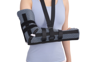 Fracture du bras Chirurgie au lieu de plâtre Bandage respirant Bras Sling avec latte Coude Brace Coude Fixation Ceinture - Product Image 6