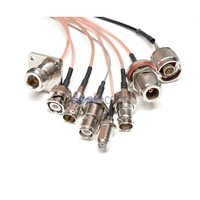 Kundenspezifische Fertigung 50 Ohm Verlustarmes BNC-Kabel (Stecker/Buchse) für Kommunikationsgeräte