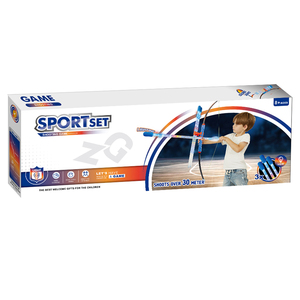 Trẻ em trong nhà ngoài trời thể thao đồ chơi vui vẻ phát sáng cung và mũi tên đồ chơi đặt vui nhộn ánh sáng Sợi cung mềm đạn mũi tên đồ chơi thiết lập - Product Image 2