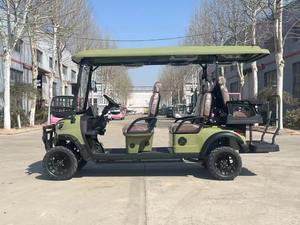 Voiturette <span class=keywords><strong>de</strong></span> golf <span class=keywords><strong>de</strong></span> haute qualité 5-6 places, nouvelle énergie, batterie au lithium, chariot portable, transport sur le terrain <span class=keywords><strong>de</strong></span> golf, en stock - Product Image 5