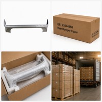 Cover Bumper Belakang Atas OE 23574868 Baru Tanpa Lubang Sensor Parkir Sudah Dicat Warna Putih Candy Pengganti untuk Baojun 530