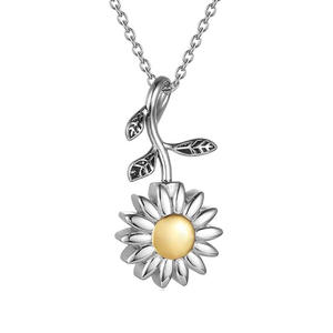 फैशन सूरजमुखी यूरन हार के लिए स्टेनलेस स्टील का अंतिम संस्कार बालों के लिए पेरीफ्यूम का उपहार - Product Image 5