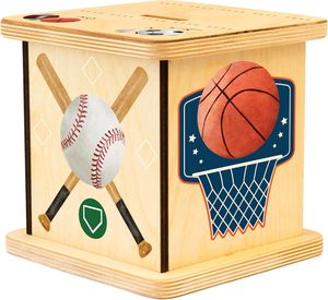 Tirelire de Pâques en <span class=keywords><strong>bois</strong></span> pour enfants et adultes, cadeau personnalisé fait main avec <span class=keywords><strong>puzzle</strong></span> à verrouillage, design BloomOwl - Product Image 4
