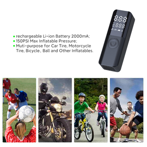 NEWO Pompe à air pour pneu sans fil <span class=keywords><strong>gonfleur</strong></span> de pneu portable pour vélo moto balles lit d'air gonfleurs de pneu - Product Image 5