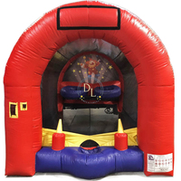 Ensemble de jeux de baseball gonflables pour défi sportif, certifié CE, écologique et commercial, jeu de défi Airball Big Mouth